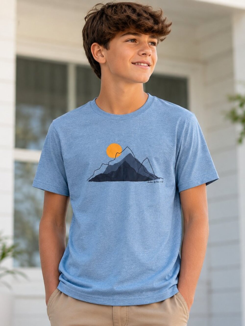 NWT Horizon Bass Creek Mountain Graphic T-Shirt M